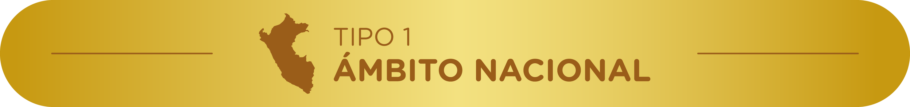 Tipo 1 - Ámbito Nacional